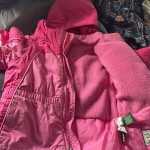 L.L. Bean Kids Raincoat in Vivid Pink
